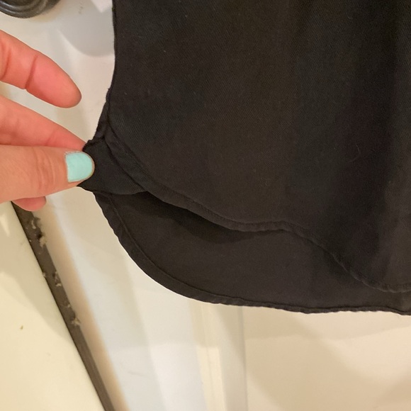 Thread + Supply black lyocell shirt dress size small EUC - Picture 5 of 8